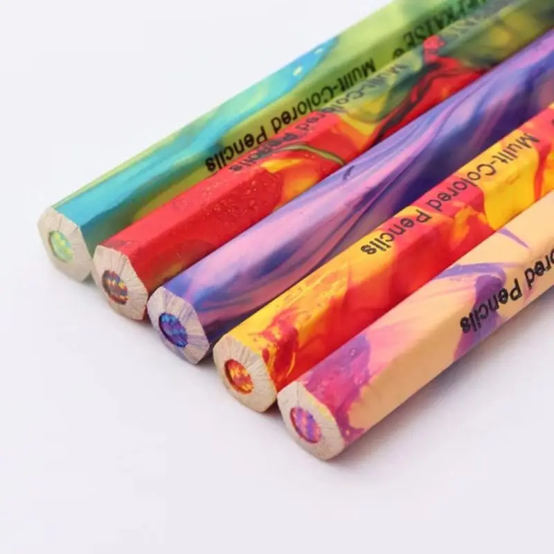 

85DD 5Pcs Soft Pastel Pencils Wood Colore Drawing Pencils Multicolor Sketching Pencil