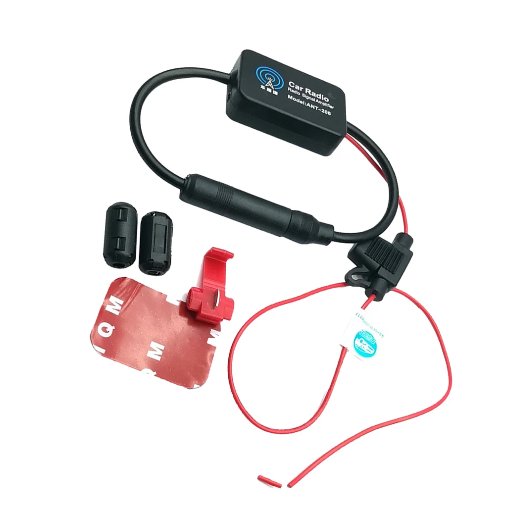Универсальный автомобильный Радио FM антенна сигналы усилитель радио |