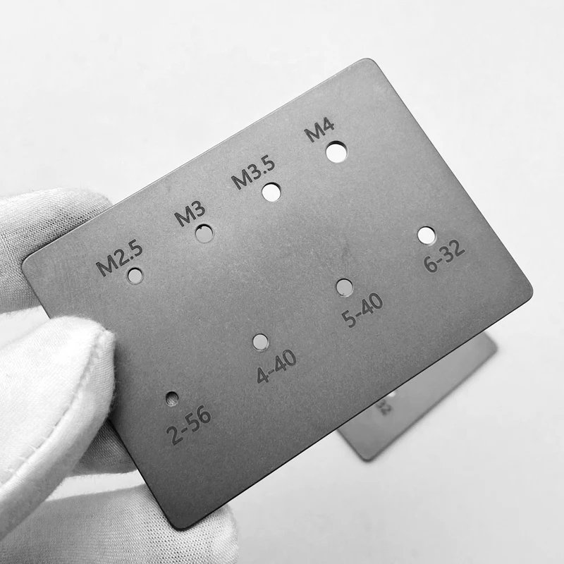 Измерительная линейка для винтов карта измерения резьбы инструмент сделай сам