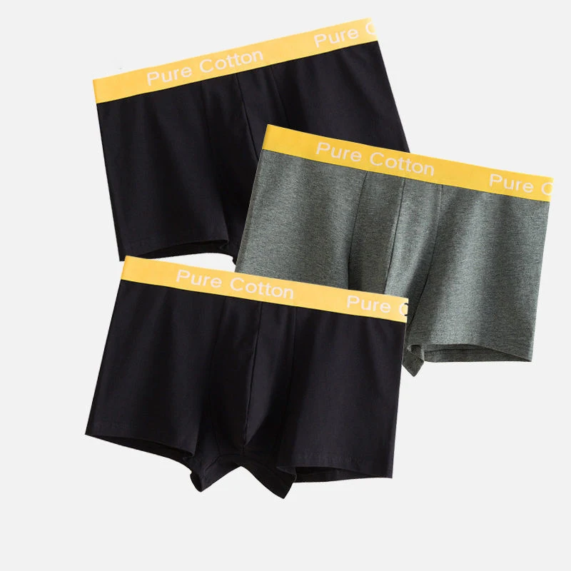 3pcs/Lot Man Boxer Men Underwear Cotton Boxers Homme Brand Mens Underpants Male Panties Comfortable Boxershorts Sexy Lingerie
