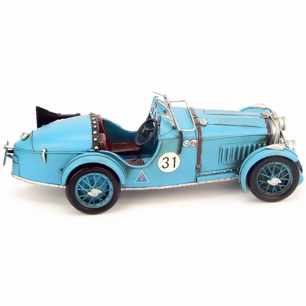 Американский Винтаж 1933 roadster предметы интерьера mg Железный винтажный автомобиль
