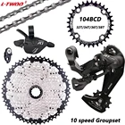 Переключатель передач LTWOO для горного велосипеда, 10-скоростной переключатель передач, задний переключатель передач 1X10, 10 S, 50T, 46T, 42T, 40T, 36T, кассета 10 в, цепная звездочка, набор k7