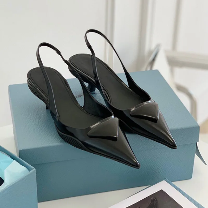 

Women Pointed Toe High Heels Shoes Sexy Ladies Low Heels Patent Leather Pumps Mujer Solid Color Brand Design Party Shoes Female