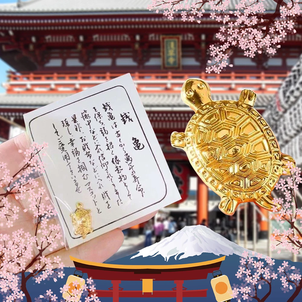 Фэн шуй золотые деньги черепаха богатство японское украшение для дома и офиса