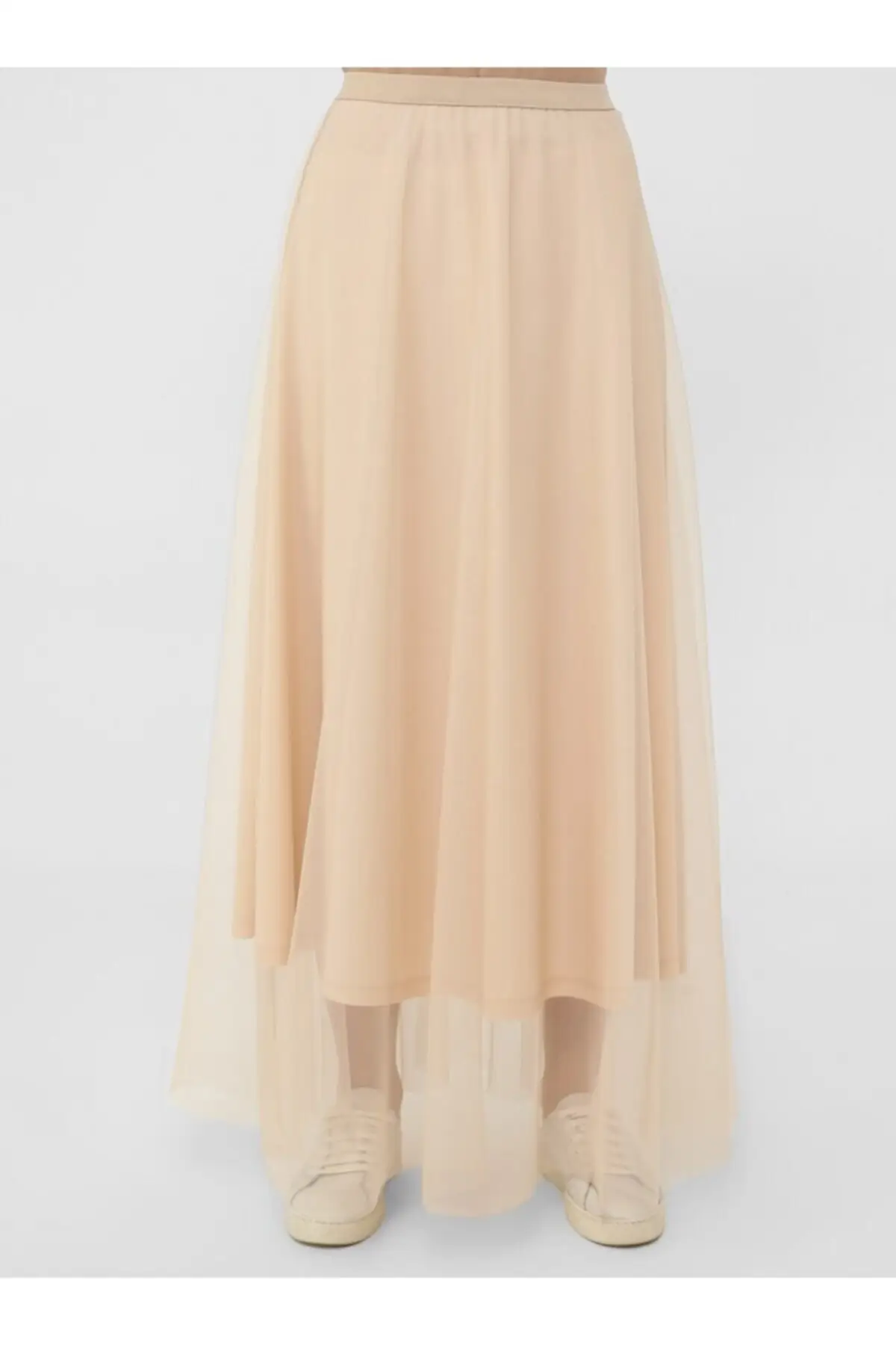 

Articulated Wheel Mesh Women's Skirts Women Muslim Clothing Skirt