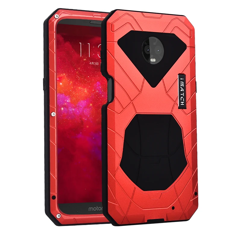 

Luxury Daily Waterproof Case For Motorola Moto Z3 / Z3 Play Metal Silicone Cover Coque For Moto Z4 Full Protection Phone Cases