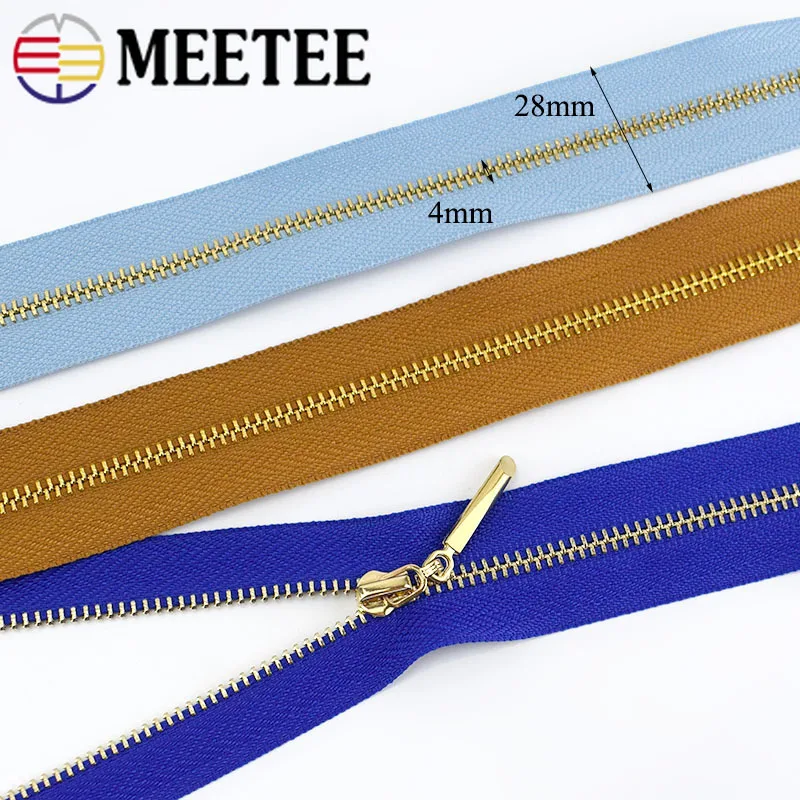 Meetee 2 шт./5 шт. металлическая молния 3 #70 см для шитья сумок кошелька пуховика юбки