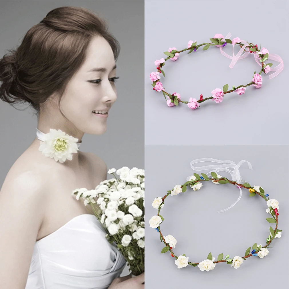 Женское кольцо для волос с цветком | Украшения и аксессуары