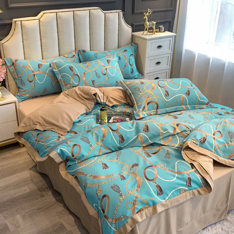 

Skin Frienldy Velvet Home Textile Bedding Set Duvet Cover Flat Fitted Bedspread Sheet Pillowcases Full Double Queen King