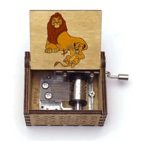 color print lion king can you feel the love tonight music box wooden musical christmas birthday gift decoration new year gift