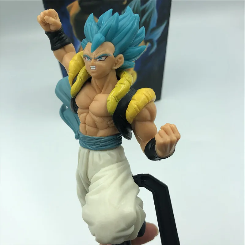 Фильм Ver. Dragon Ball Z Gogeta голубые волосы против супер броли конечный солдат DBZ Гоку Вегета Супер Саян фигурка 20 см