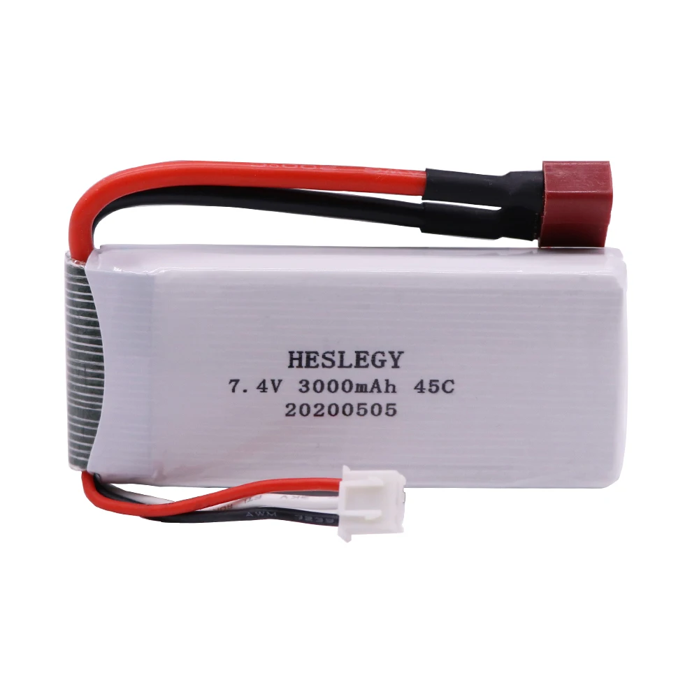 7 4 В 3000 мАч Lipo battery 2S T/SM/Банановая вилка для Syma X8C X8W X8G X8 RC Quadcopter 12428 12423 Аксессуары