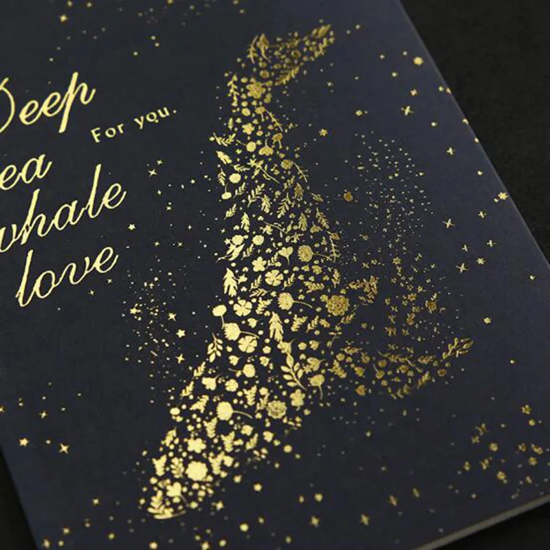 Золотое Тиснение конверт для поздравительной открытки комплект серной кислоты