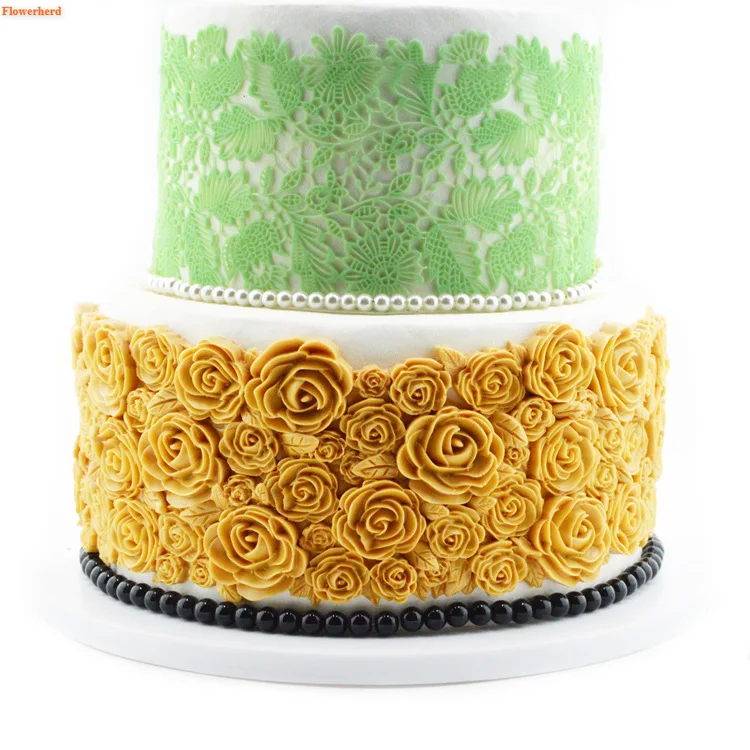 Новинка силиконовая форма 3D розы для помадки торта украшения дня рождения