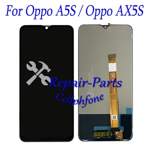 Черный 6,2 дюймовый новый полный ЖК-дисплей + фотоэлемент для замены OPPO A5S  AX5S cph1900