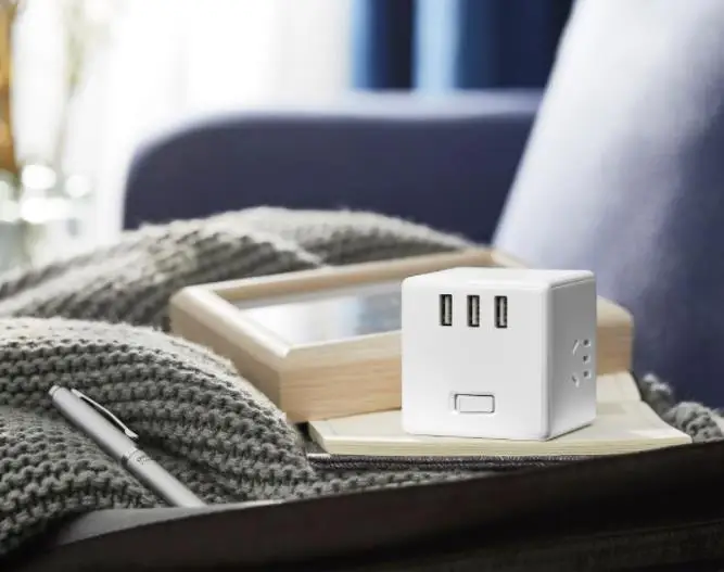 wireless Xiaomi mijia cube конвертер usb вилка сокета многофункциональная Подключаемая плата электрический куб зарядка буксировочная плата смарт - Цвет: wireless