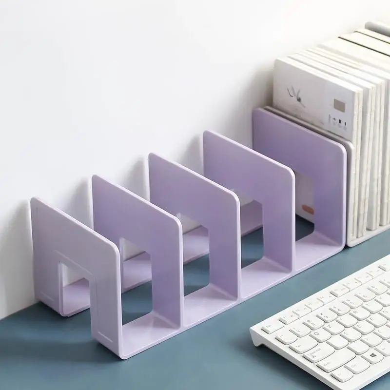 

2021 New Acrylic Colorful Multi-layer Bookend Decorative Book Shelf Home Room Office School Library Stationery Supplies Gifts