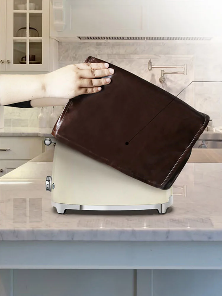 

28X20.5X20.5CM Leather Kitchen Bread Machine Dust Cover Dustproof Cap For Home Home Storage Organizer Cover DH