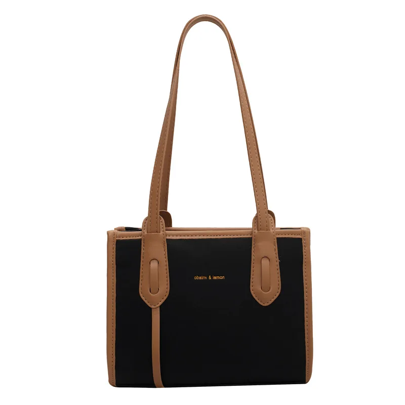 

Womens' Pouch Underarm Shoulder Bag Women 2021 New Commuter Urban Simple Small Square Handbag PU Hit Color Niche Female Bag