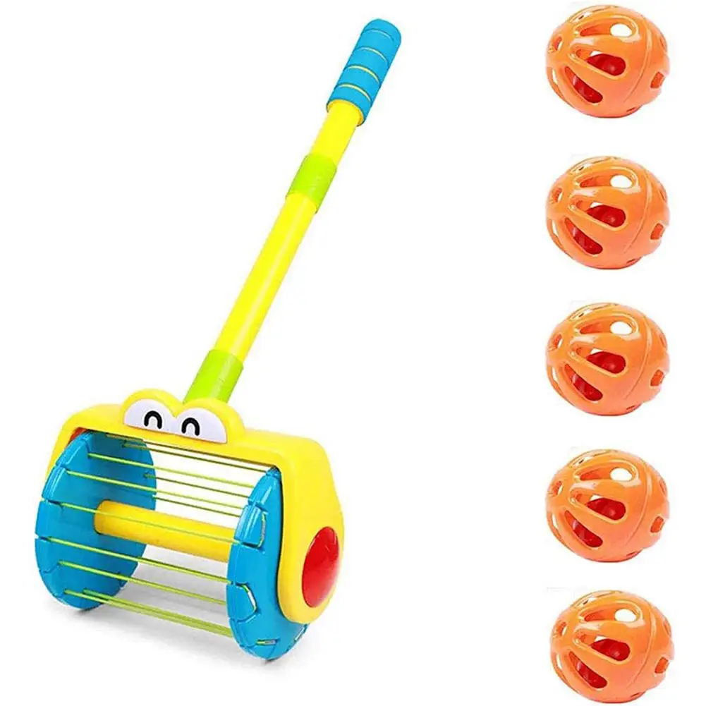 

Electric Push Walker and Whirl Ball Launchers Walker Set Baby Vacuum Cleaner Toy Parent-child Interactive Game Toy for Toddler