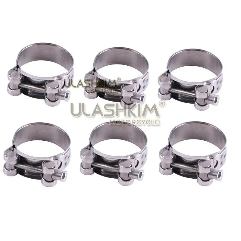 100% Новинка 17-252 мм нержавеющая сталь зажим для выхлопной трубы мотоцикла зажима
