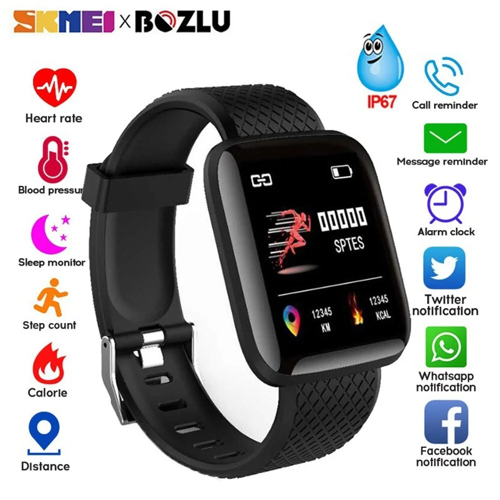 

Smart Watch Multifunctional Sports Bracelet Smart Wristband IP67 Fit Bit Smart Digital Wristwatches Fitness Heart Rate