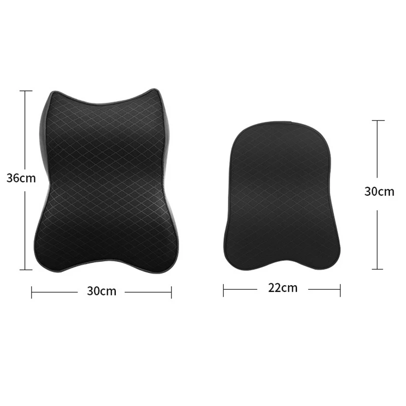 

Car Neck Pillow 3D Memory Foam Neck Pillow For Head Pain Relief Neck Support Adjustable Headrest Travel Pillow Car Accessories