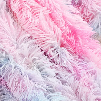 Одеяло мягкое теплое ворсовое декоративное фоновое одеяло длинное ворсистое