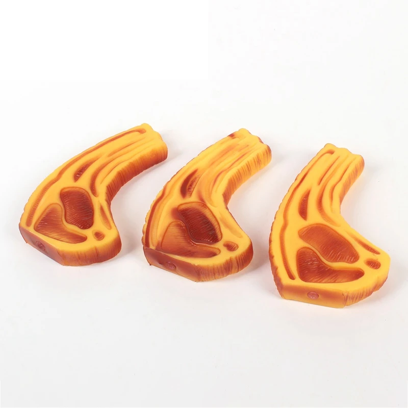 Dog Squeak Toys Chicken/Duck Leg Shape Pet Chew Molar Toy Bite Resistant Safety Rubber Puppy Interactive Playthings |