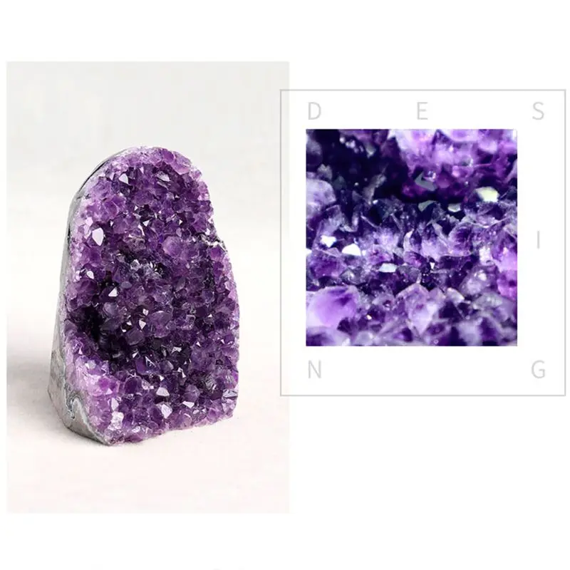 DIY натуральный Druzy драгоценный камень смола плесень Кварц Рок кластер кулон