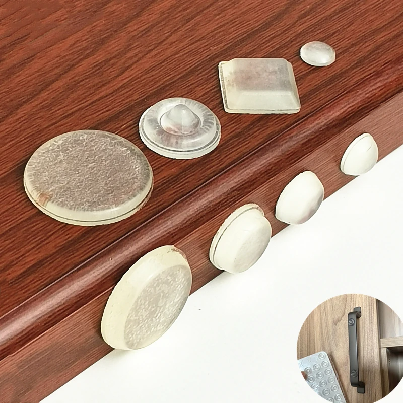 cabinet door bumper silicone material for kitchen cabinet self adhesive damper pad for door stopper free global shipping