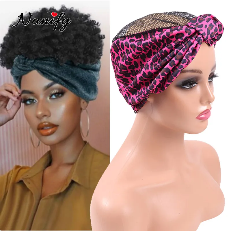 

Nunify Wig Band Cap For Edges Weaving Cap With Adjustable Drawstring Cross Knotted Flower Headband Wig Cap For Crochet Braid