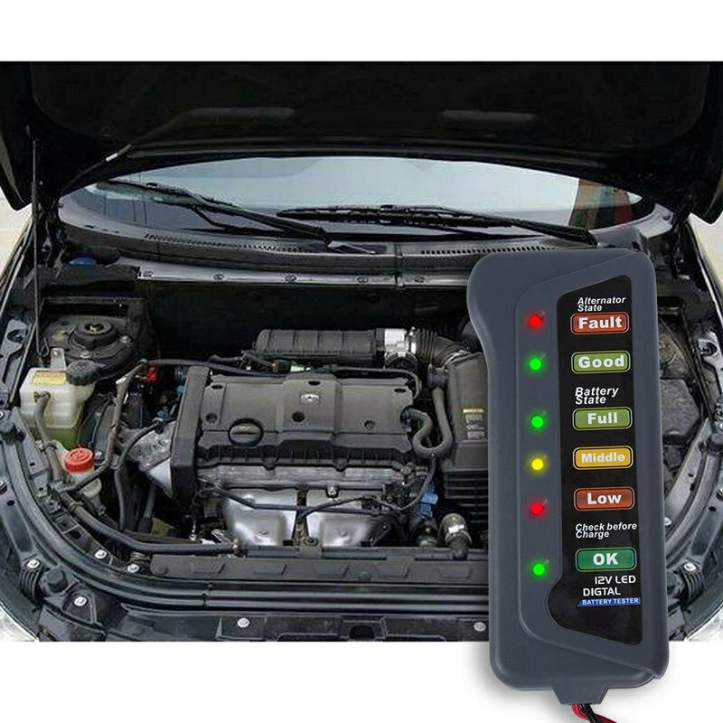 

Battery Tester 12V Analyzer Car Battery Tester Car Analyzer Diagnostic Tool Auto Scanner