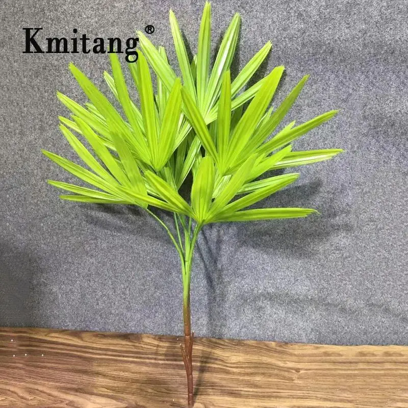 

80cm 9fork Tropical Palm Large Artificial Monstera Tree Branch Fake Banana Plants Leaves False Foliage Wedding Home Decoration