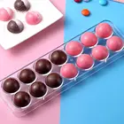 3D полусферические формы для Шоколадный мячик, плотные поликарбонатная форма для выпечки тортов, формы для шоколада, инструмент для выпечки