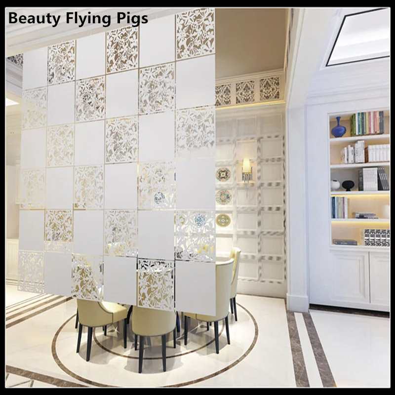 Перегородка для комнаты Biombo перегородка украшения дома 4 шт./лот ПВХ наклейки на