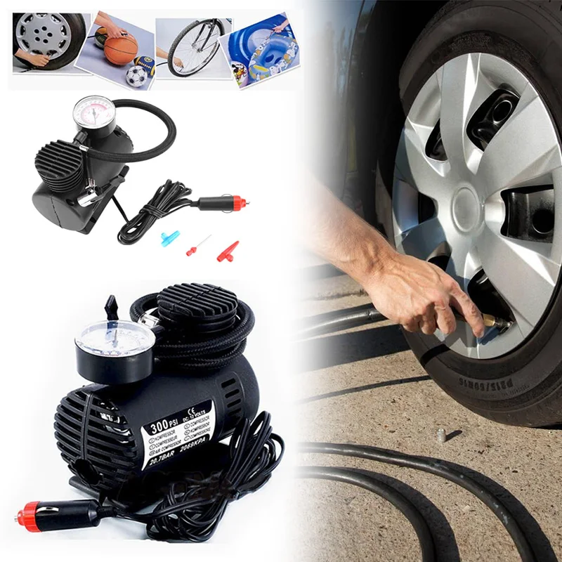 12V 300PSI воздушный компрессор автомобильный инфлятор мини-компактная шина