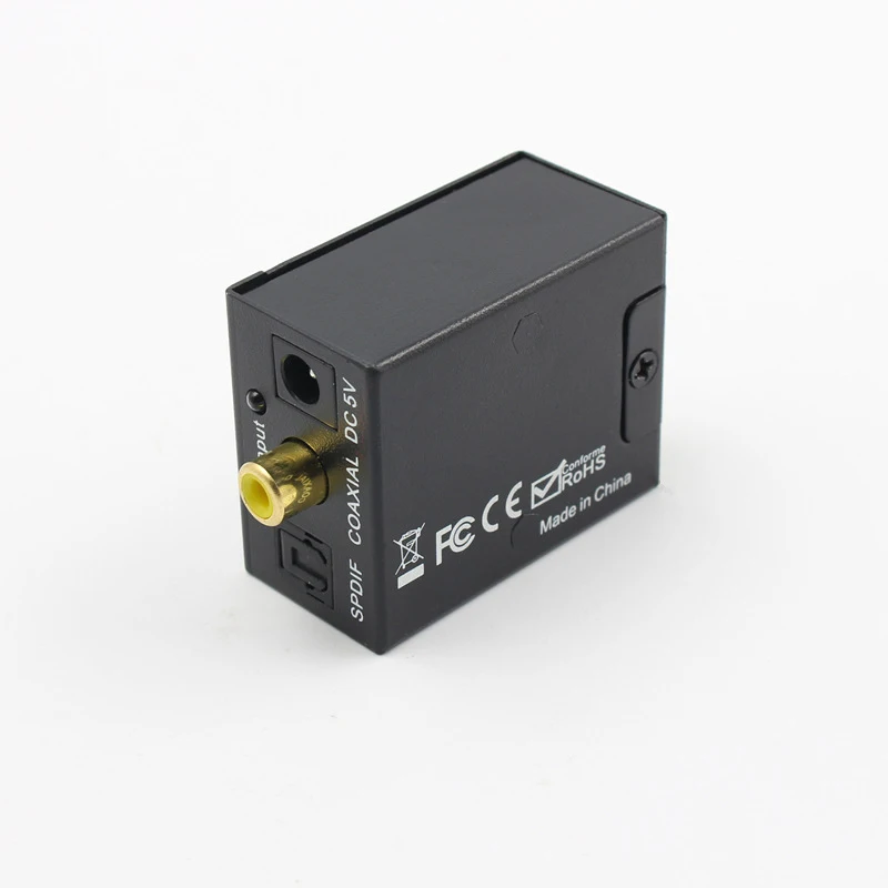 Цифро-аналоговый аудио конвертер оптический SPDIF коаксиальный к стерео L/R RCA 3,5 мм разъем выход аудио адаптер для HDTV DVD
