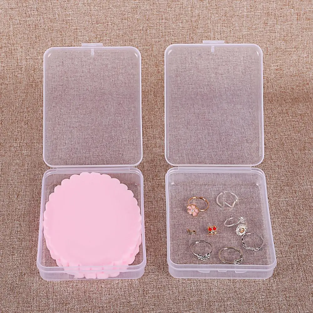 Plastic Transparent Square Fake Eyelash Storage Box Tweezer Jewelry Display Case hpt sale | Красота и здоровье