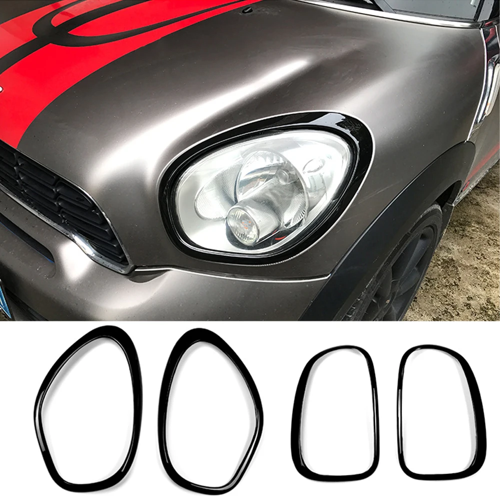 Car Eyebrows Headlight Taillight Frame Rear Lamp Ring Covers Case Sticker For Mini Cooper S R60 Countryman Styling Accessory | Автомобили