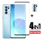 3D полный Стекло для Reno6 Pro 5G изогнутые Экран Стекло Камера защитный Экран для Reno6 Pro Plus Камера пленка для Рино 4 Pro 5 Pro