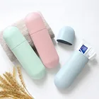 LINSBAYWU переносная коробка для хранения зубной щетки, 1 шт., походная зубная щетка для путешествий, чехол для зубной щетки, защитный чехол для ванной комнаты, органайзер для хранения