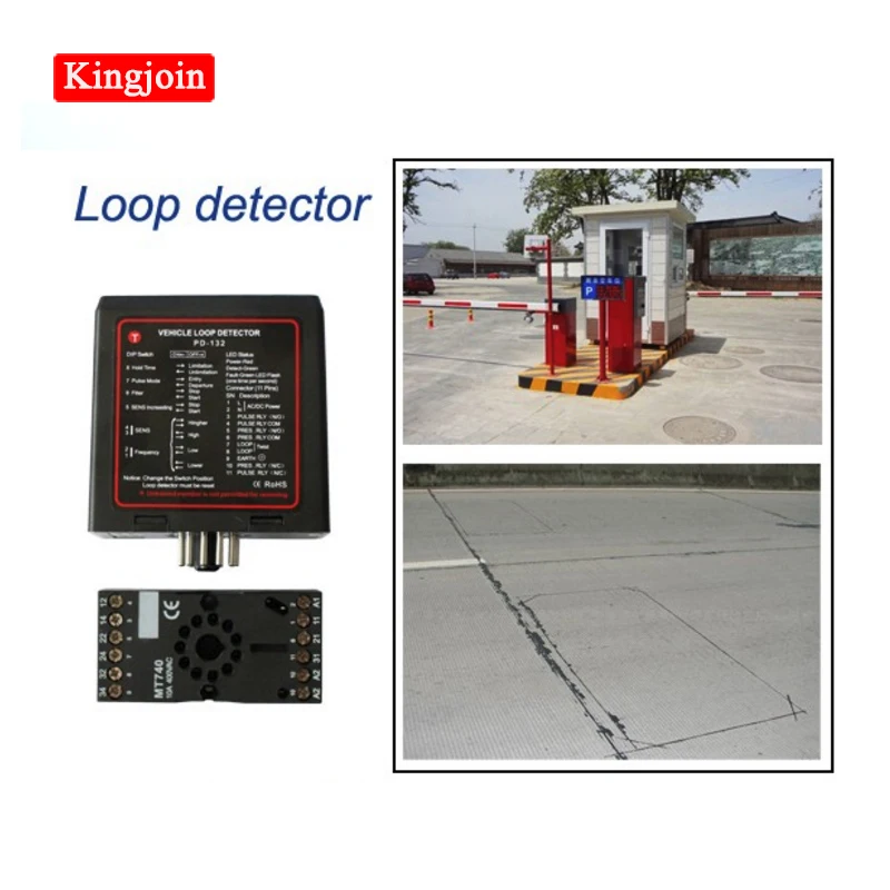 

Gate loop detector Magnetic Vehicle Loop Detector single channel use for barrier sliding swing gate parking barrier