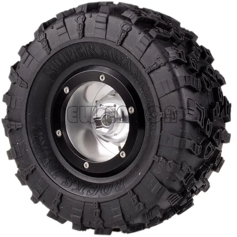Новые ENRON 4P алюминиевые 2 &quotBeadlock колеса и 132 мм шины для RC 1/10 модель гусеничный