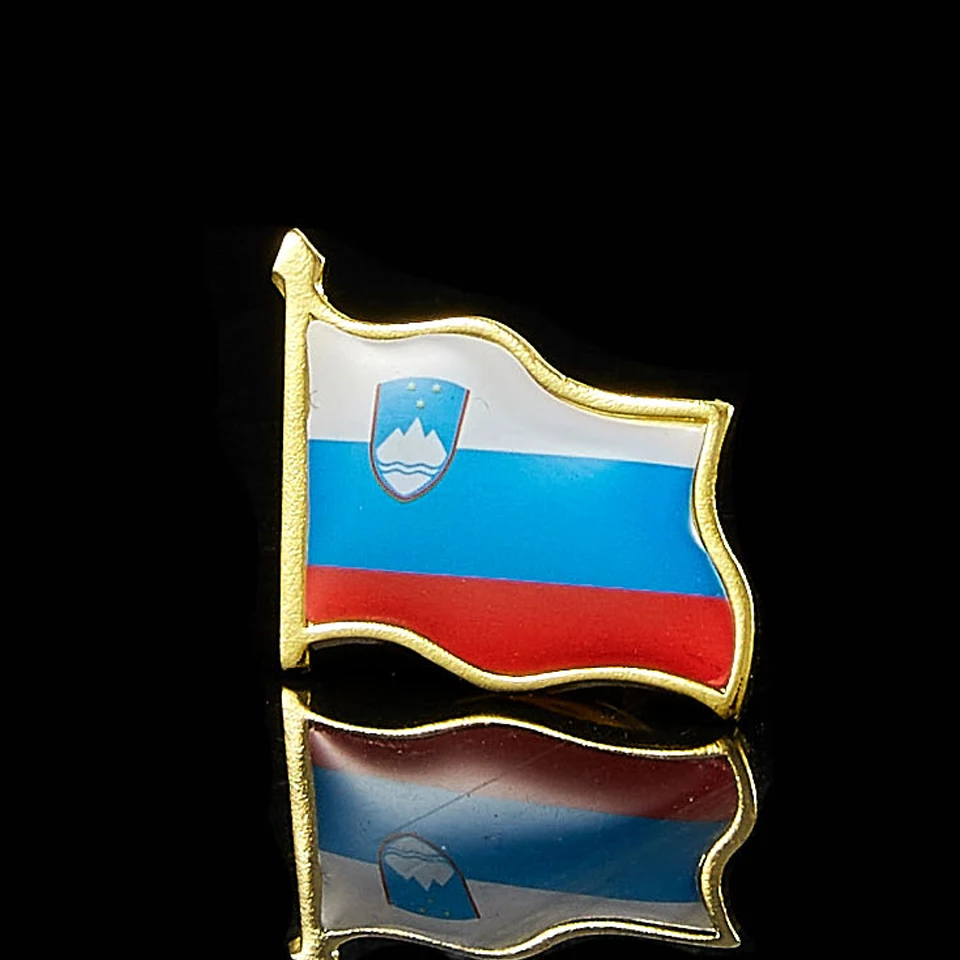 10 шт. коллекционный государственный флаг Словения страна цинковый сплав набор