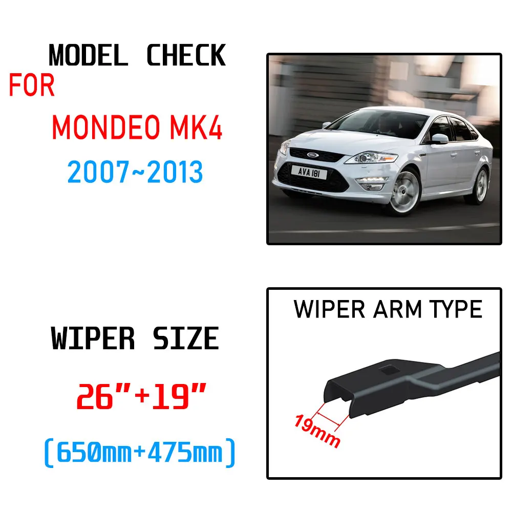 Для Ford Mondeo MK4 2007 2008 2009 2010 2011 2012 2013 Аксессуары переднего лобового стекла автомобиля