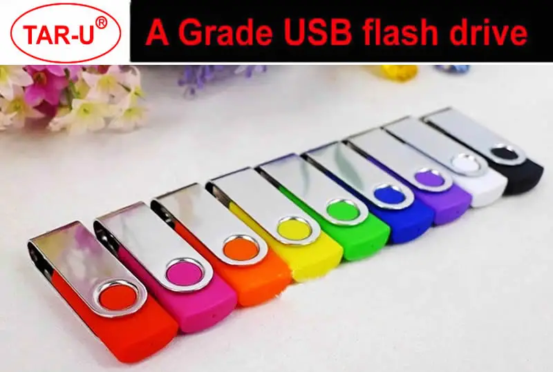 50 шт. карта памяти 64 ГБ Поворотный USB флэш-накопитель Высокая скорость 32 с