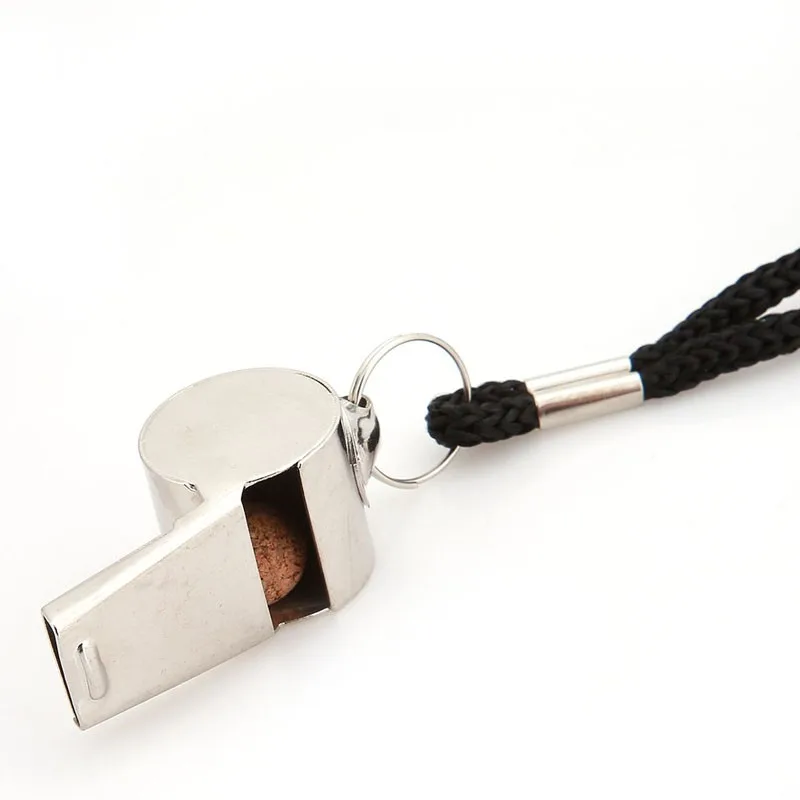 

Metal Whistle Referee Sport Rugby Party Training School Football Basketball Cheer Stainless Steel silbato Survival Whistle