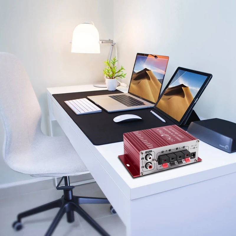 RCA 2CH Hi Fi стерео усилитель MP3 динамик для автомобиля DVD Мини Мото|Портативные