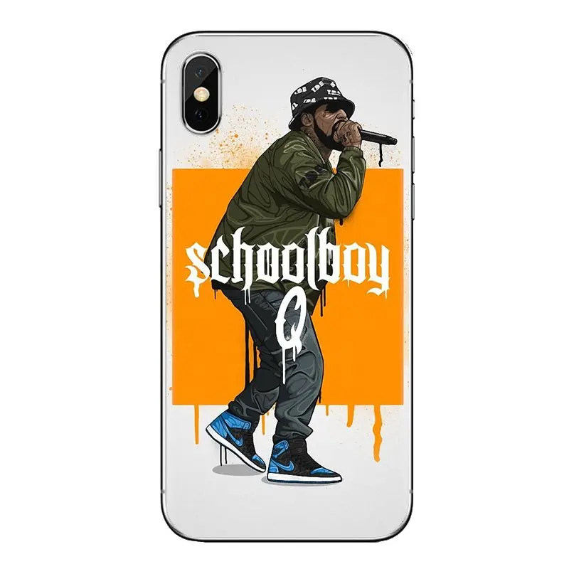 Хип-хоп школьник q для iPod Touch Apple iPhone 4 4s 5 5S SE 5C 6 6S 7 8 X XR XS Plus MAX прозрачный мягкий